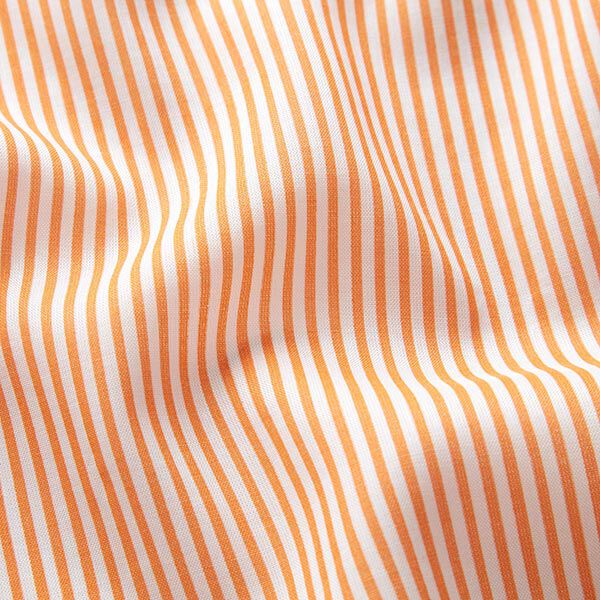 Leichter Tencel-Stoff feine Streifen – orange/weiss, image number 2