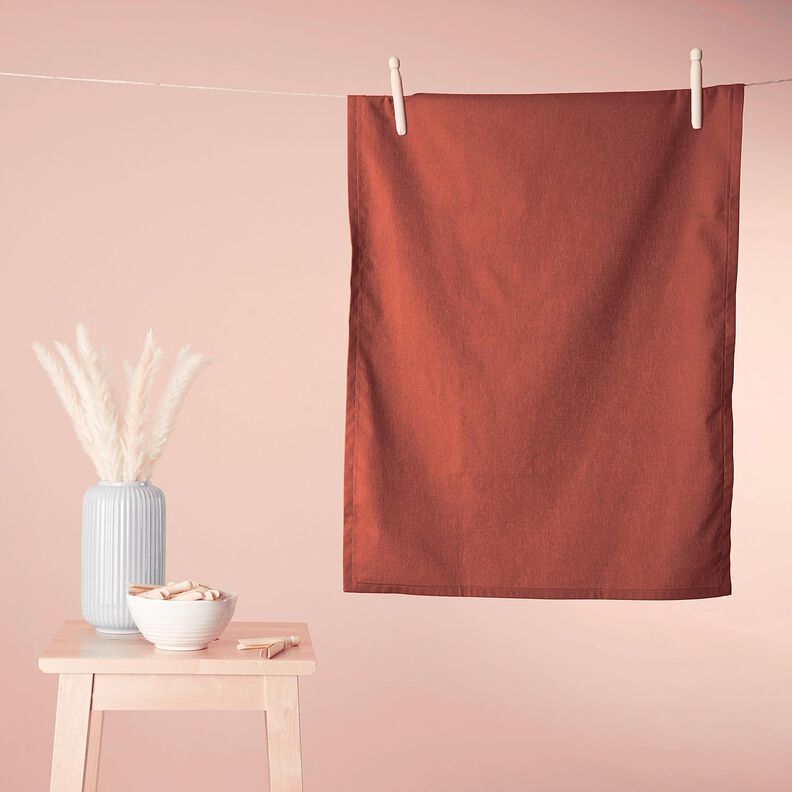 Baumwollstoff Cretonne Uni – terracotta, image number 8