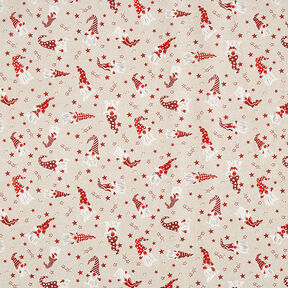 Dekostoff Canvas Wichtel – beige, 