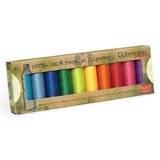 Nähfaden-Set Allesnäher rPET  [ 100m / 10 Stück  ] | Gütermann creativ, 