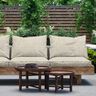 Outdoorstoff Struktur Melange – cashew,  thumbnail number 6