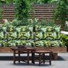Outdoorstoff Canvas Ananas – grasgrün/schwarz,  thumbnail number 6