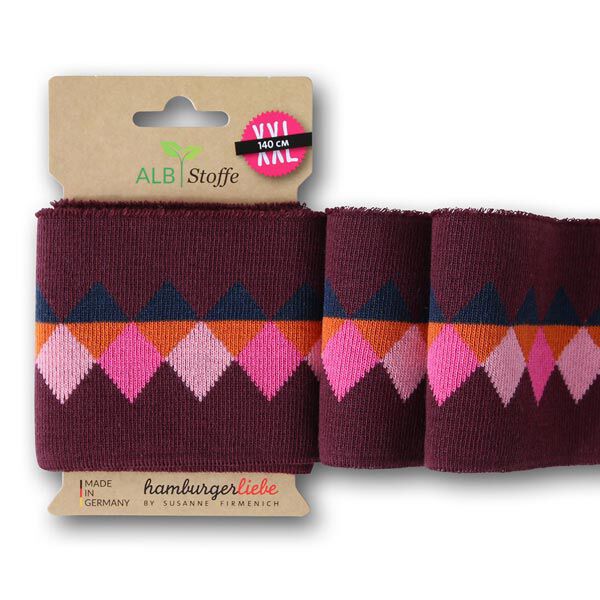 GOTS Strickbündchen CUFF ME ICON [140 cm | 7,5 cm]   | Albstoffe | Hamburger Liebe