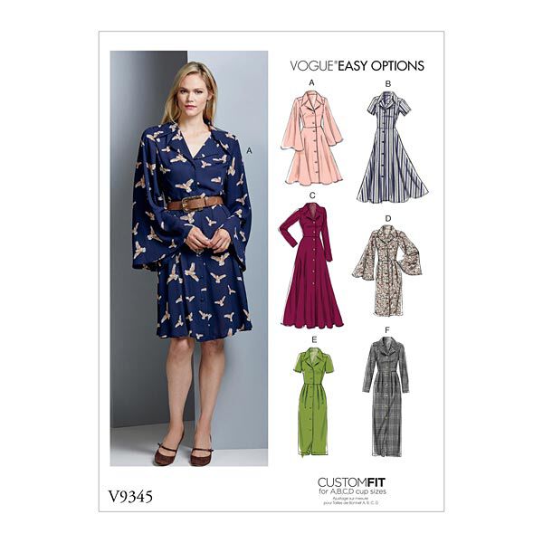 Kleid | Vogue 9345 | 32-40,  image number 1