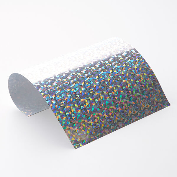 Bügelfolie Metallic Design Din A4 – silber, image number 1