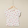 GOTS Baumwolljersey Aquarell Erdbeeren Digitaldruck – elfenbein,  thumbnail number 5