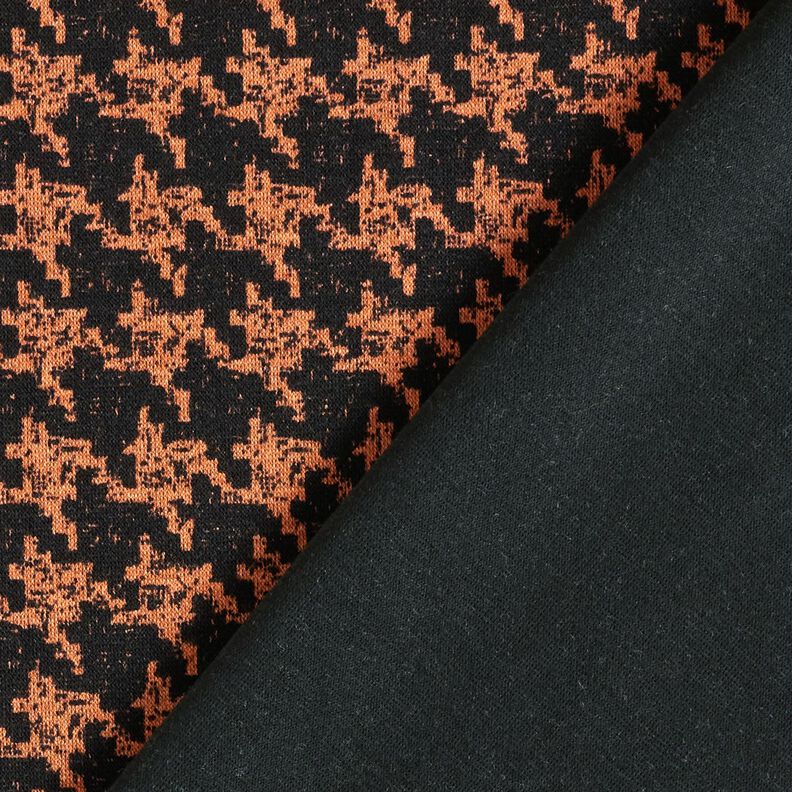 Viskosejersey – pfirsichorange/schwarz,  image number 4
