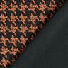 Viskosejersey – pfirsichorange/schwarz,  thumbnail number 4