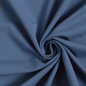 Leichter French Terry Uni – jeansblau, 