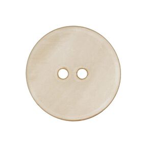 Perlmuttknopf Pastell - hellbeige, 