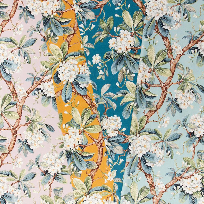 Dekostoff Canvas blühender Baum – hellaltrosa,  image number 5