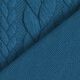 Jerseyjacquard Cloqué Zopfmuster – petrol,  thumbnail number 4