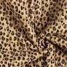 Musselin Steppstoff Leo Print – beige/schwarz,  thumbnail number 4