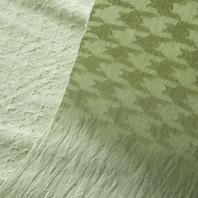 Jacquard Dobby Hahnentritt – khaki, 