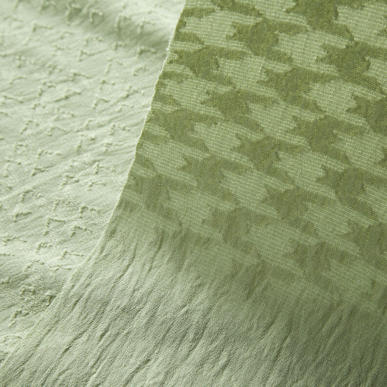 Jacquard Dobby Hahnentritt – khaki,  image number 3