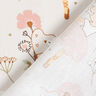 Baumwollpopeline Ballerina im Blumengarten – natur,  thumbnail number 4