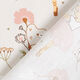Baumwollpopeline Ballerina im Blumengarten – natur,  thumbnail number 4