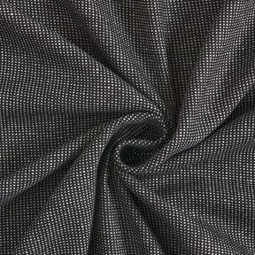Wolltuch Minikaro – schwarz/weiss, 