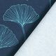 Baumwolljersey Ginkgoblätter – marineblau,  thumbnail number 4