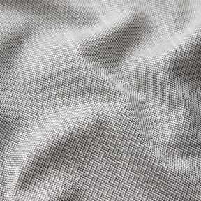Dekostoff Halbpanama leichte Struktur – schiefergrau/hellbeige, 