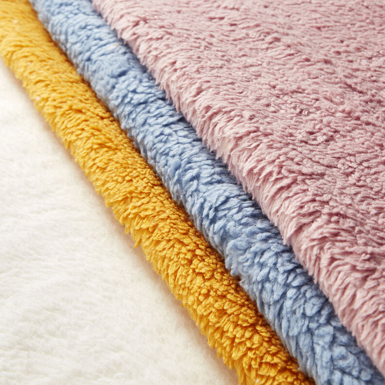 Sherpa Baumwoll-Mix Uni – stahlblau,  image number 6