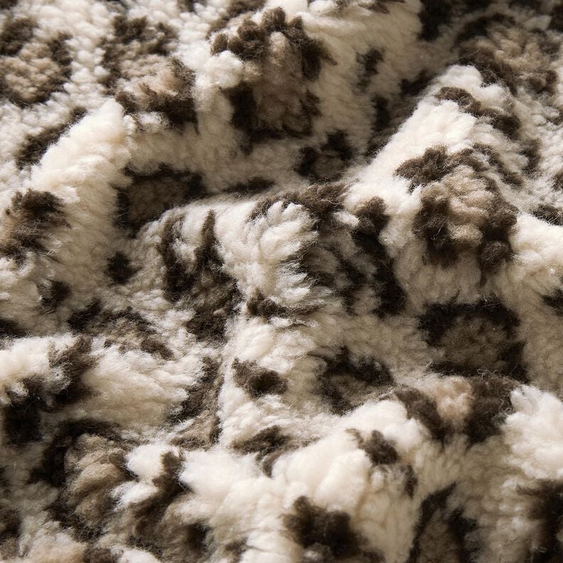 Teddyplüsch Leoprint – hellbeige/düne,  image number 6