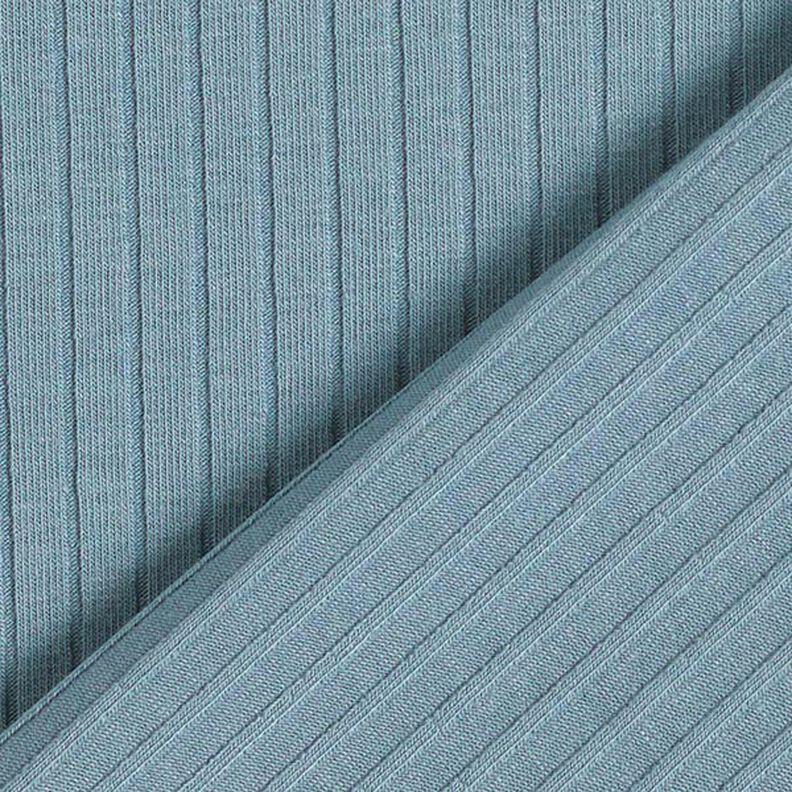 Rippenjersey uni – taubenblau,  image number 5