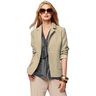 Viskose-Mix feiner Glencheck mit Lurex – mandel/hellmint,  thumbnail number 5
