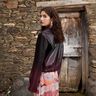 Kunstleder Farbverlauf | Katia Fabrics – schwarz/bordeauxrot,  thumbnail number 7