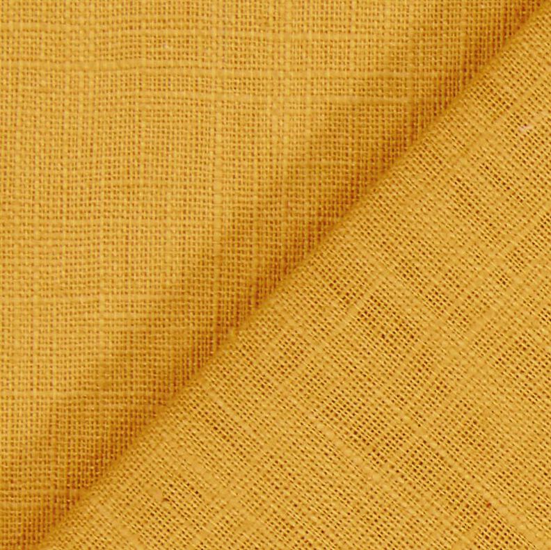 Leinenstoff Ramie-Mix medium – senf,  image number 4