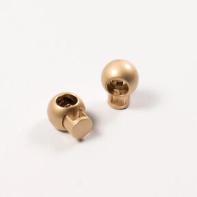 Kordelstopper Kugel [2 Stk.] – gold metallic, 