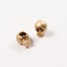 Kordelstopper Kugel [2 Stk.] – gold metallic,  thumbnail number 1