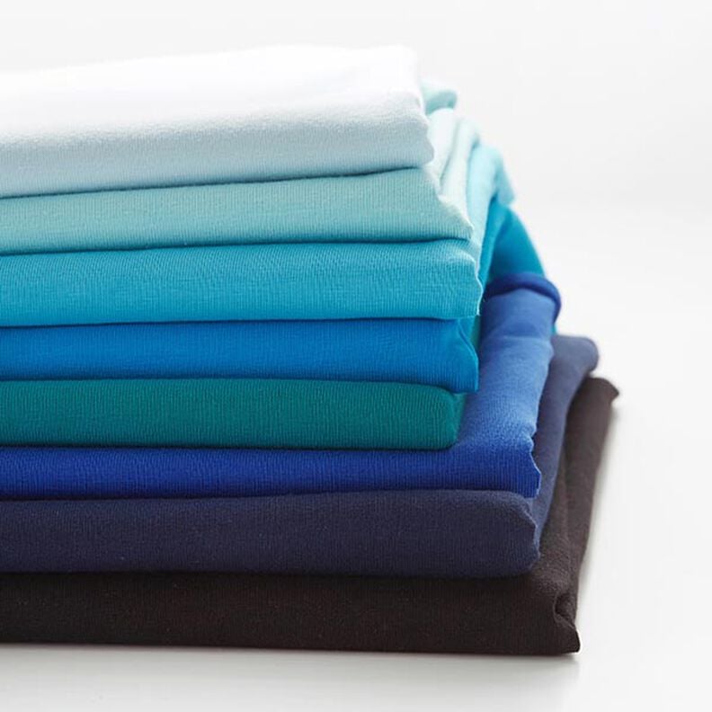 Baumwolljersey Medium Uni – hellblau,  image number 4