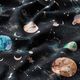 GOTS Baumwolljersey Digitaldruck Weltall und Sternbilder – schwarz,  thumbnail number 2