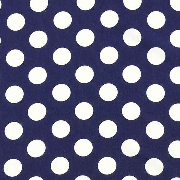 Kreppgewebe Polka Dots [2,5 cm] – marineblau,  image number 1