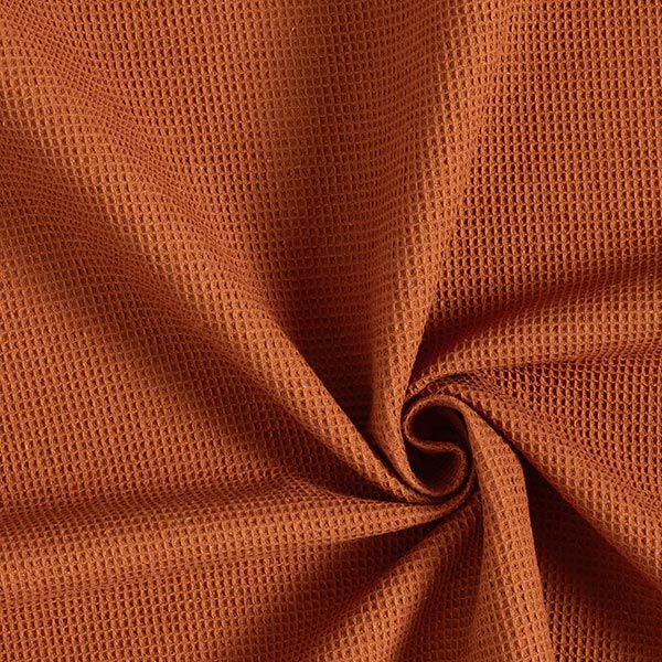 Waffelpiqué Mini – terracotta,  image number 1