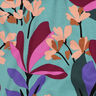 Viskosestoff Stretch Spring Garden | Nerida Hansen – aquablau/bordeauxrot,  thumbnail number 2
