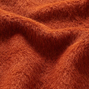 Flauschiger Mantelstrick Uni – bronze, 