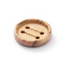 Holzknopf 4-Loch – natur,  thumbnail number 2