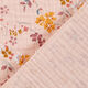 Musselin/ Doppel-Krinkel Gewebe romantische Blumenranken – rosa,  thumbnail number 4