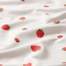 GOTS Baumwolljersey Aquarell Erdbeeren Digitaldruck – elfenbein,  thumbnail number 2