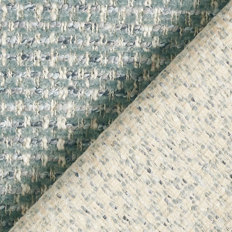Polsterstoff bunte Boucléoptik – schilf/creme,  image number 3