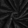 Kunstfell Wellenlinien – schwarz,  thumbnail number 3