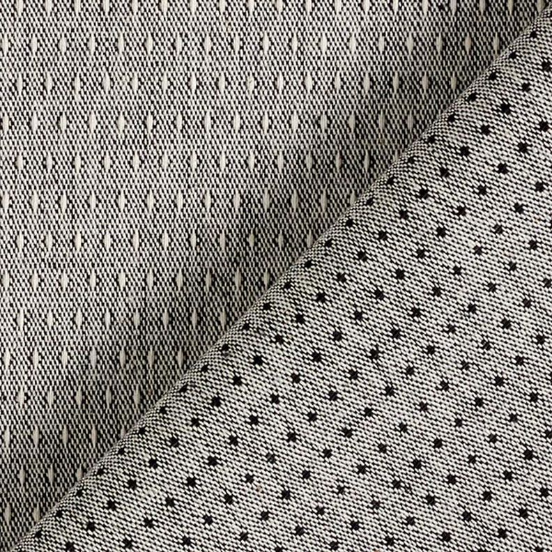 Dekostoff Jacquard recycelt – schwarz,  image number 3