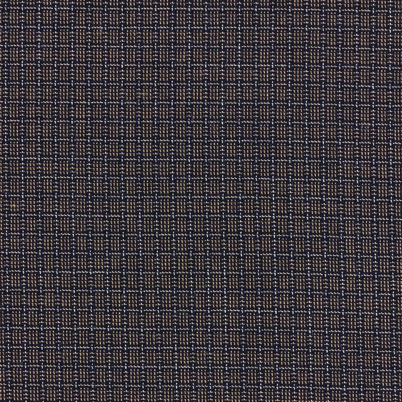 Baumwollstoff kleine Karos – schwarz/braun,  image number 1