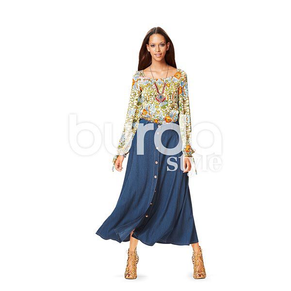 Kleid / Bluse | Burda 6685 | 32-44