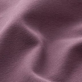 Baumwolljersey Medium Uni – aubergine, 