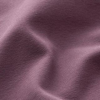 Baumwolljersey Medium Uni – pflaume, 