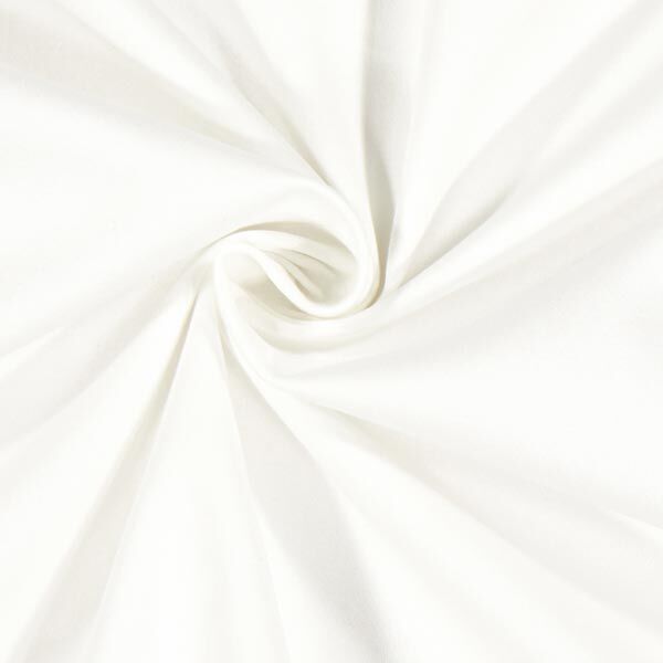 Baumwollsatin Stretch – weiss | Reststück 50cm