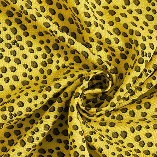 Viskosestoff Gepardenprint – gelb,  image number 3